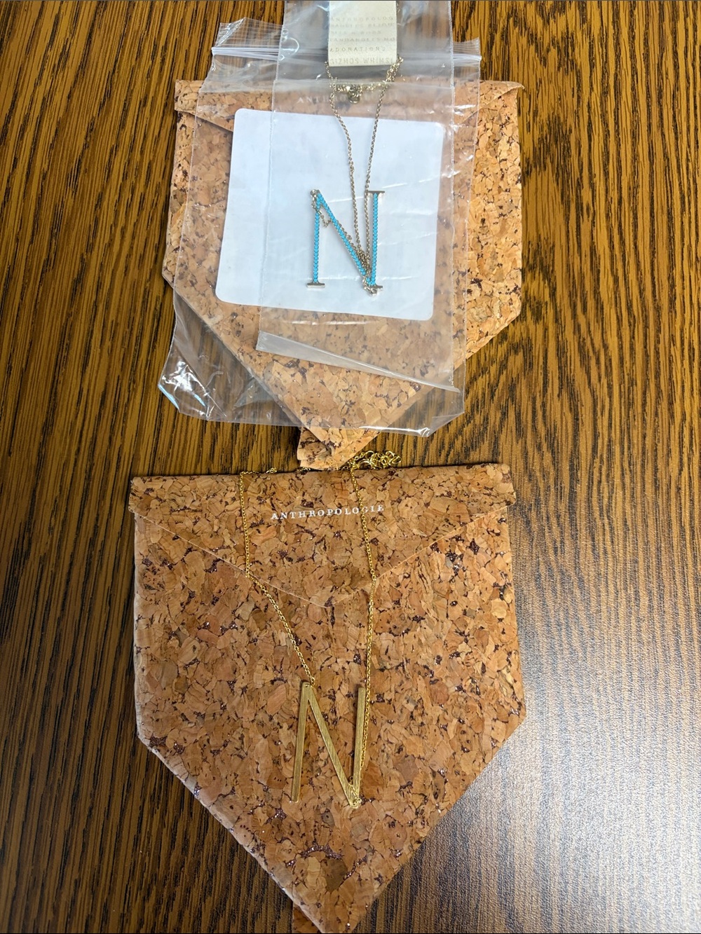 Anthropologie Initial *N* Necklaces